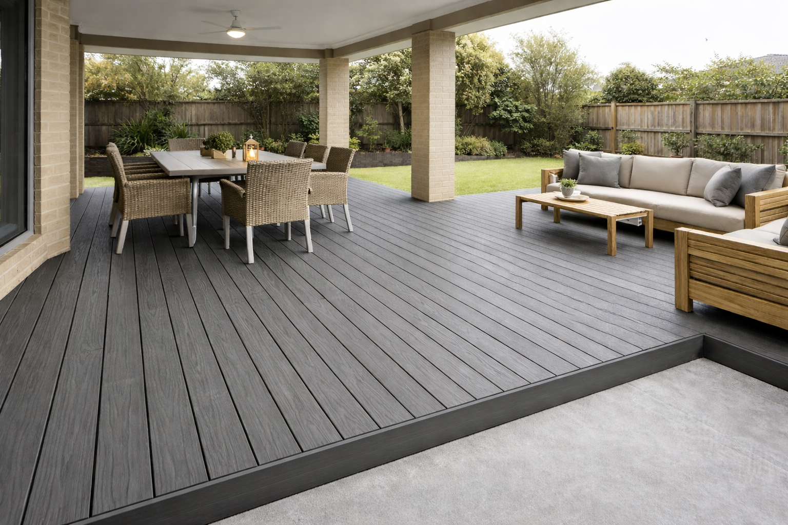 Smokey Grey Composite Decking - Image 2