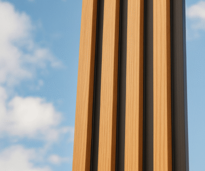 Oak & Black HP Cladding