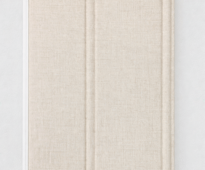 Cream Beige Fabric VJ Style Panel