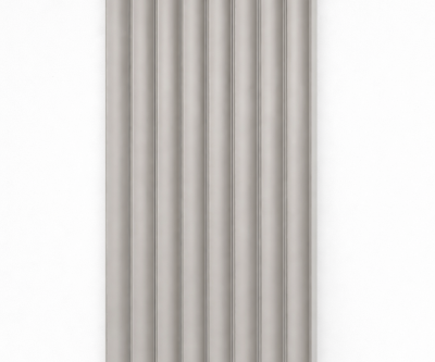 Grey Silver Woodgrain Half Moon Wall Panel