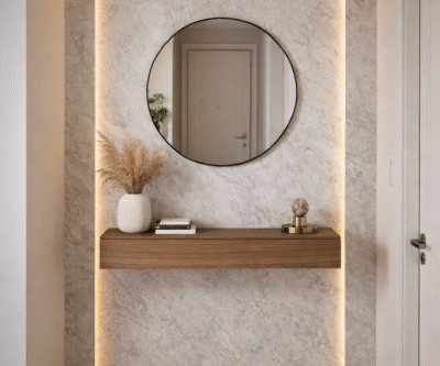 Grey Beige Matt Finish PVC Marble Sheet