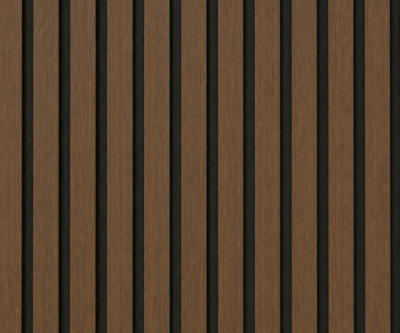 Dark Walnut & Black WPC Outdoor Cladding