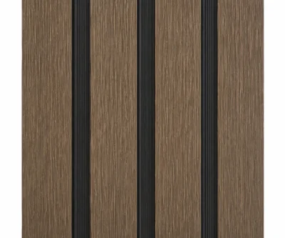 Dark Walnut & Black WPC Outdoor Cladding