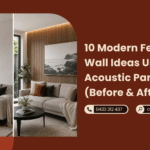 10 Modern Feature Wall Ideas Using Acoustic Panels (Before & After)
