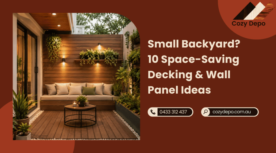 Small Backyard 10 Space-Saving Decking & Wall Panel Ideas