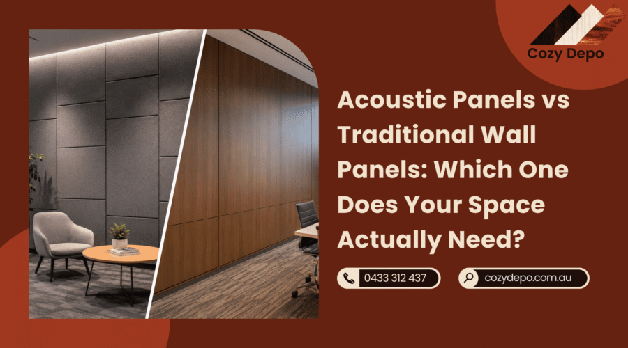 Acoustic Panels vs Traditional Wall Panels Which One Does Your Space Actually Need