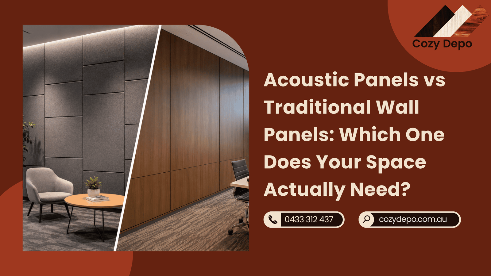 Acoustic Panels vs Traditional Wall Panels Which One Does Your Space Actually Need