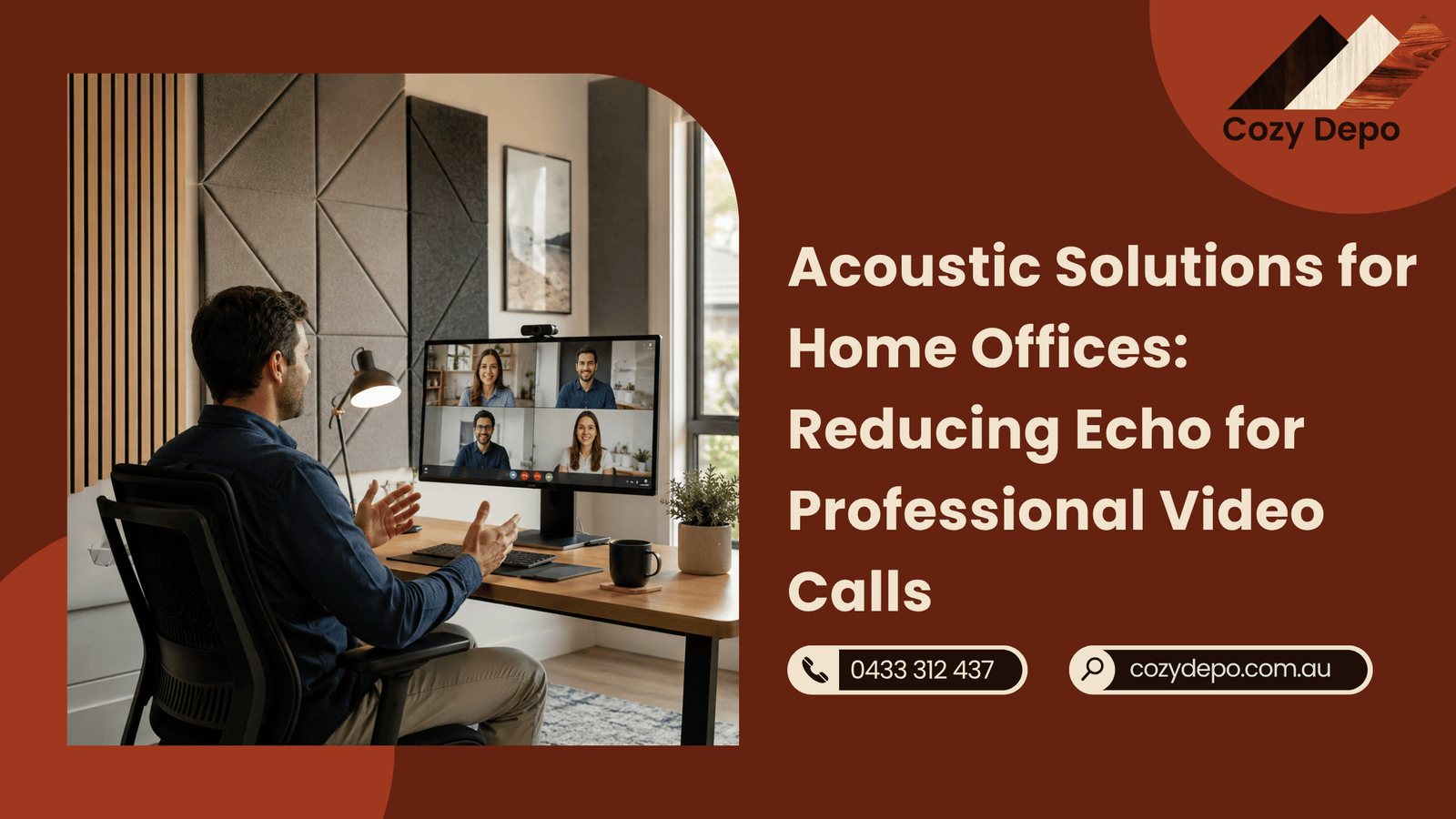 Acoustic Solutions for Home Offices Reducing Echo for Professional Video Calls