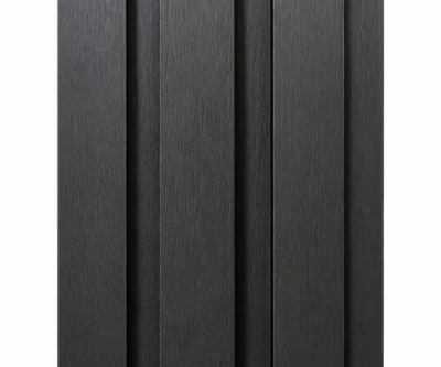 Black Slat PVC Panel