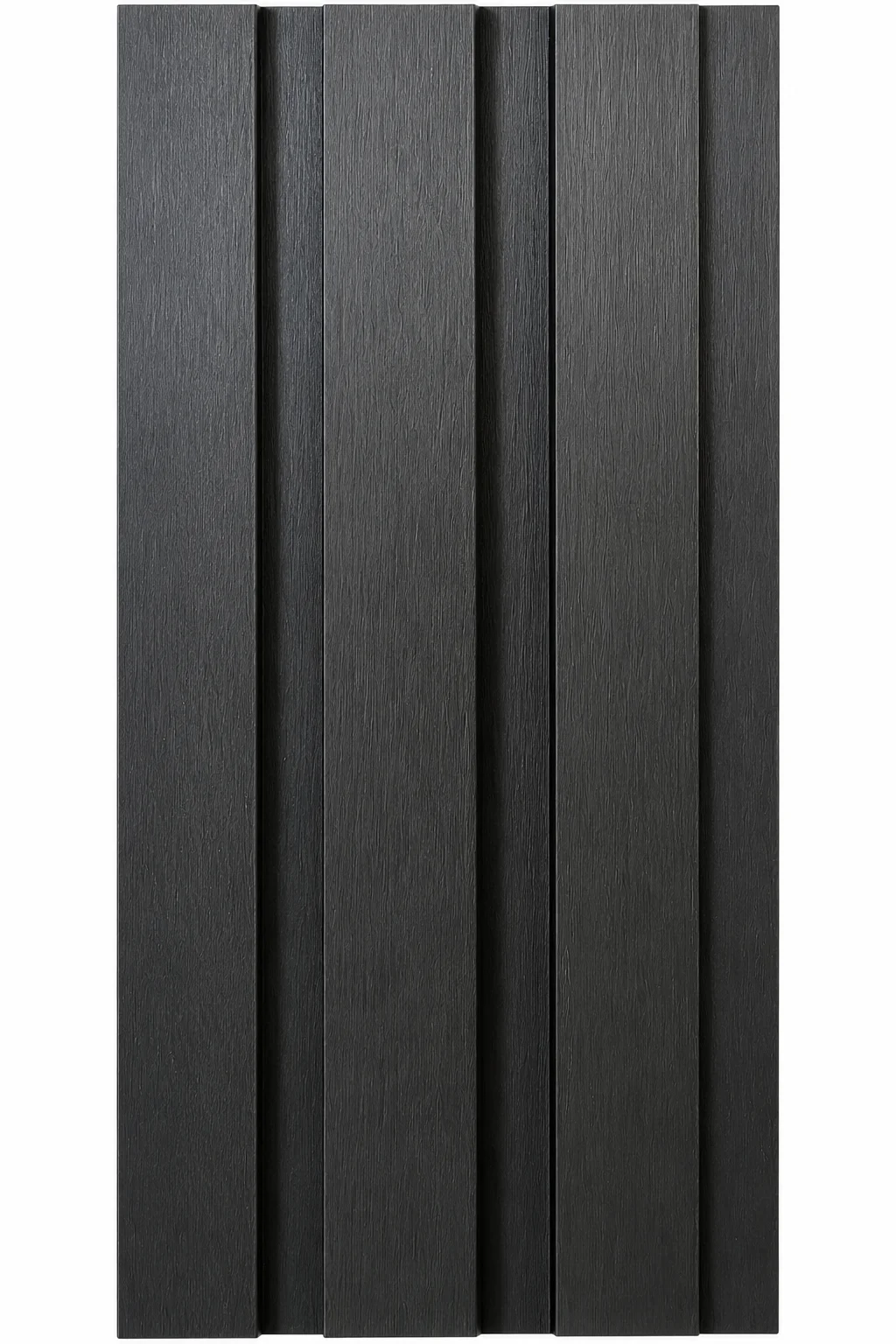 Black Slat PVC Panel