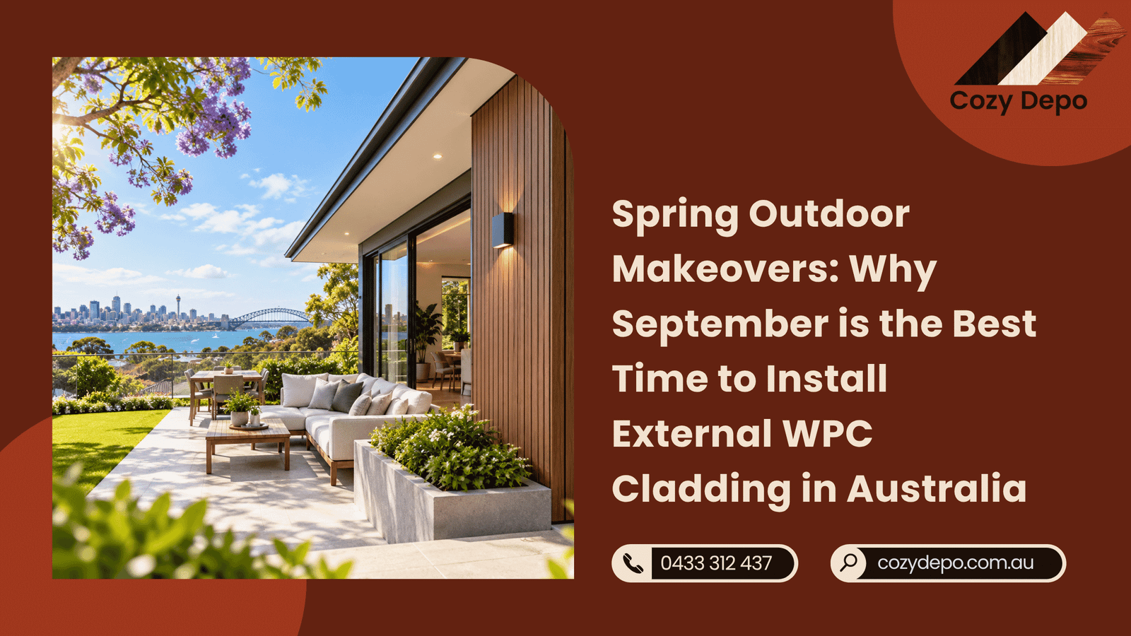 Spring Outdoor Makeovers Why September is the Best Time to Install External WPC Cladding in Australia